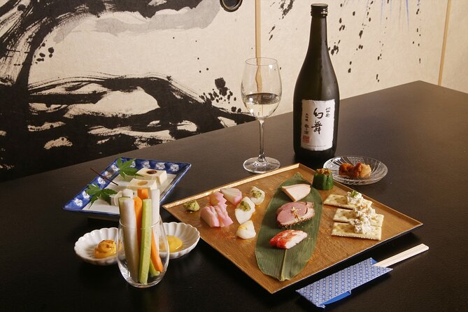 7 Kinds of Sake Tasting with Complementary Foods - What the food pairings add to the lesson