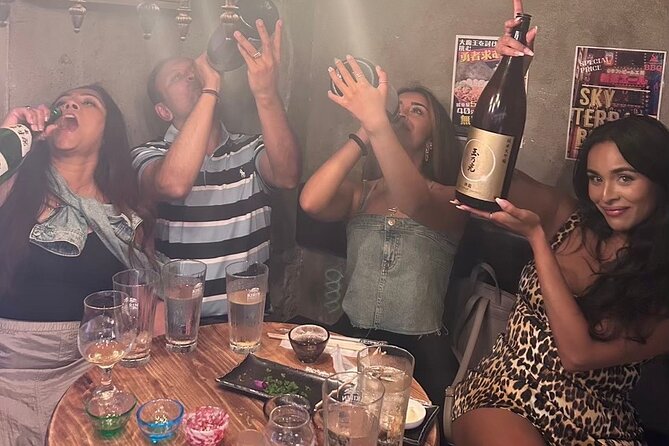 Casual Japanese SAKE tasting and snack experience in Kabukicho - How the sake progression works