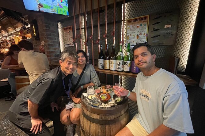 Casual Japanese SAKE tasting and snack experience in Kabukicho - Why the snacks matter