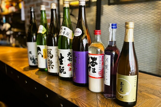 Casual Japanese SAKE tasting and snack experience in Kabukicho - Starting with lighter sake at Shinjuku Ale