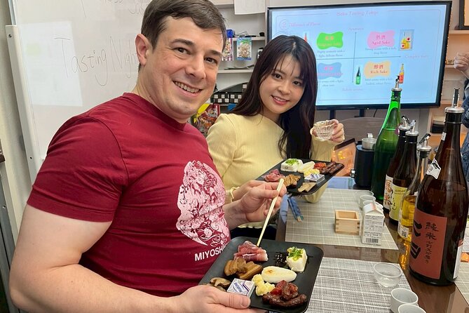 Japanese Sake Tasting and Masu Crafting Experience in Tokyo - What happens when the tasting begins