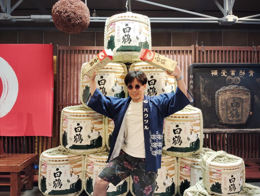 Kobe: 5 Sake Breweries Tour in a Day - Hamafukutsuru starts the tasting at Uozaki