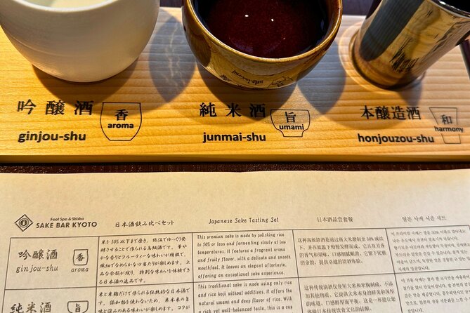 Kyoto Food and Sake Tour Experience - The hinoki cup is a useful souvenir