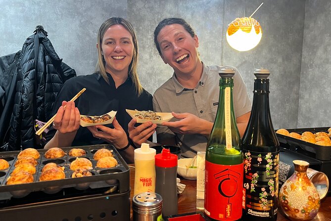 Osaka Sake Tasting & Takoyaki Cooking Experience - Key points at a glance