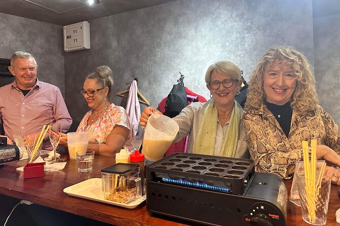 Osaka Sake Tasting & Takoyaki Cooking Experience - A full meal, not just a demonstration