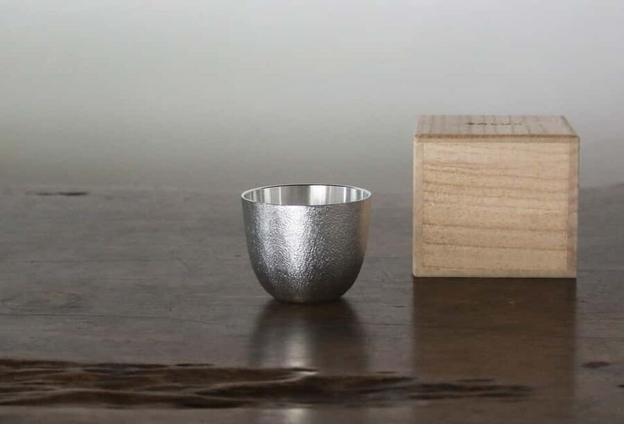 Private Pewter Sake Cup Experience with a Kyoto Artisan - Filing the height and shaping the rim