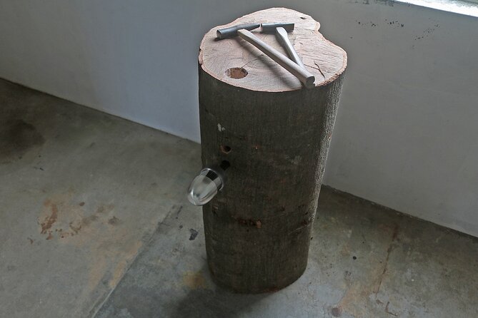 Private Pewter Sake Cup Experience with a Kyoto Artisan - Personalizing the base with letters and dates