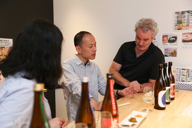 Private Sake Tasting in Central Kyoto with Sake Sommelier - Learning how sake is made from a brewery insider