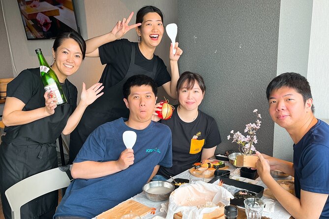 Ramen and Sushi Cooking Class with Sake Pairing Set in Tokyo - Building ramen broth from scratch