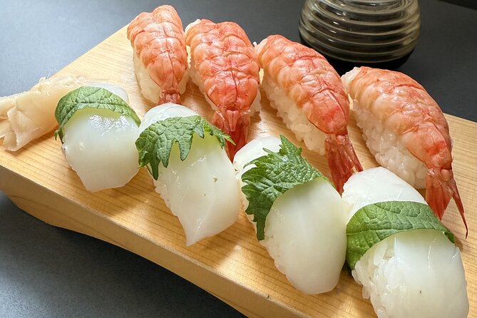 Tokyo Sushi Making Class : Sake Ceremony & Matcha Experience - A sushi class with a festive first five minutes